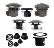 Донні зливи та проходи для ставка