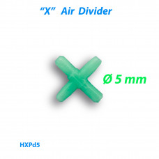 Розподілювач повітря Х-подібний пластиковий 5 мм