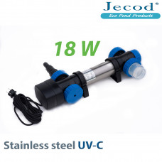 УФ стерилізатор для ставка Jecod STU-18 в корпусі з нержавіючої сталі