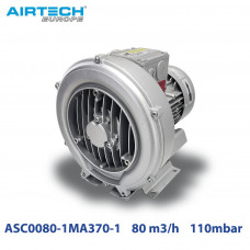Компресор одноступеневий вихровий AIRTECH ASC0080-1MA370-1 80 м3/год 110mbar
