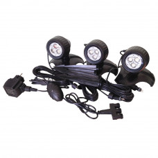 Світильник для ставка LED lamp set 3x3 з автоматичним датчиком включення