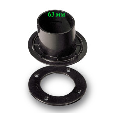 Прохід через плівку чорний 63 мм