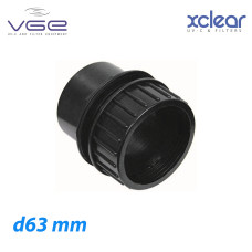 Прохід різьбовий Танк адаптер d 63 мм